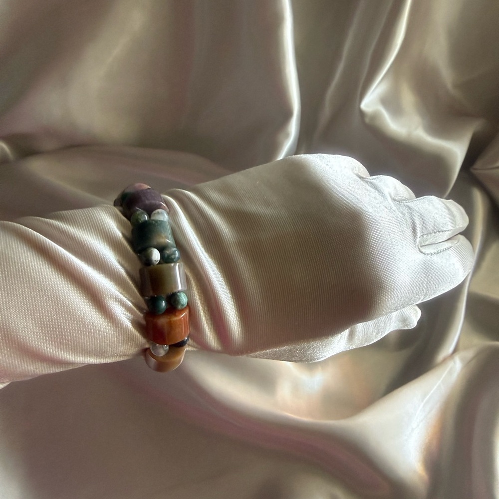Multicolor Beaded Stretch Bracelet - Women Jewelry